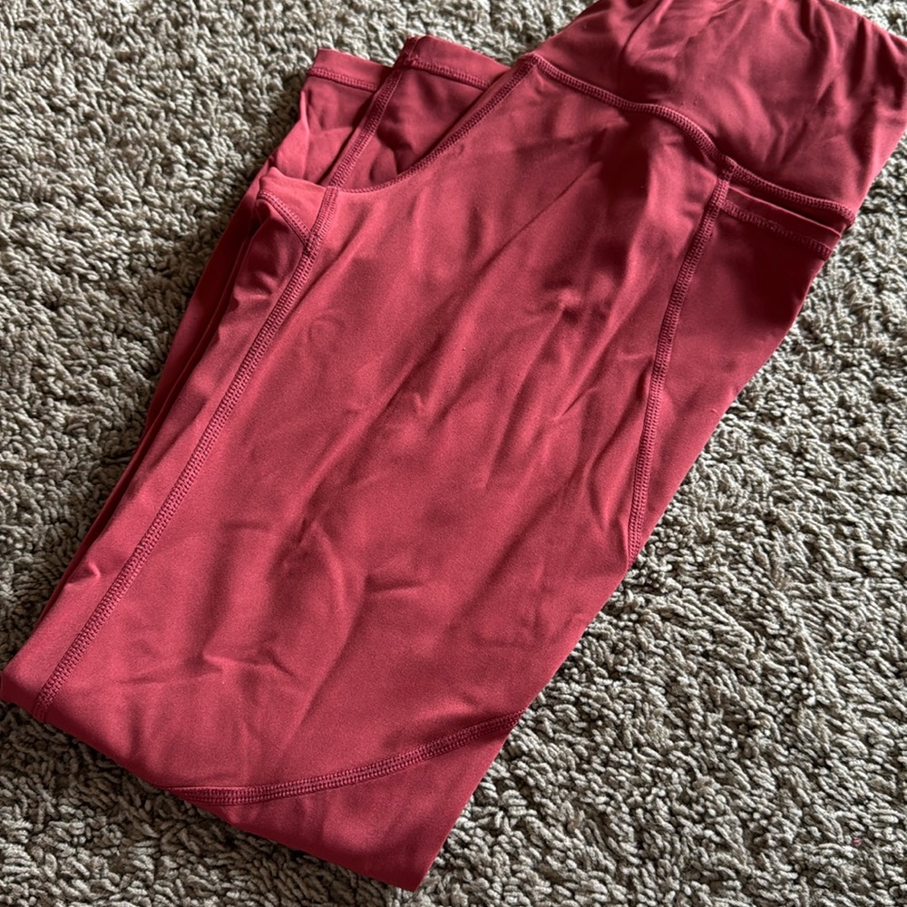 Sweaty Betty Power Rusty Red High-Waisted Leggings